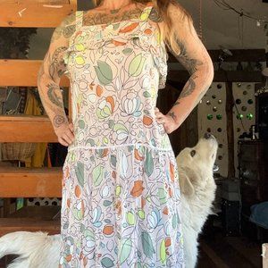 Retro Vintage Floral Summer Dress